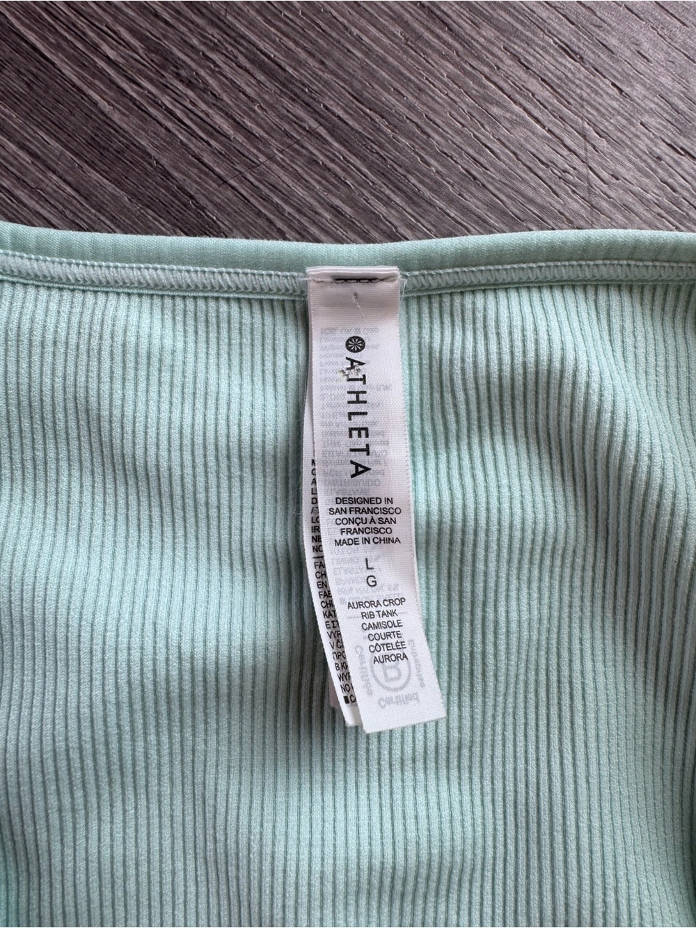 Athleta Aurora Rib Crop - Picture 2 of 3